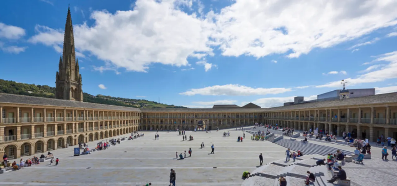 Piece Hall Halifax in daytime