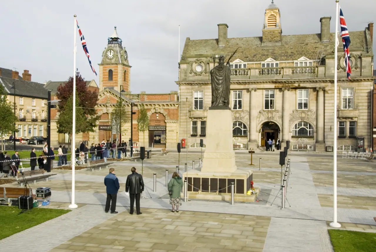 Municipal Square in Crewe