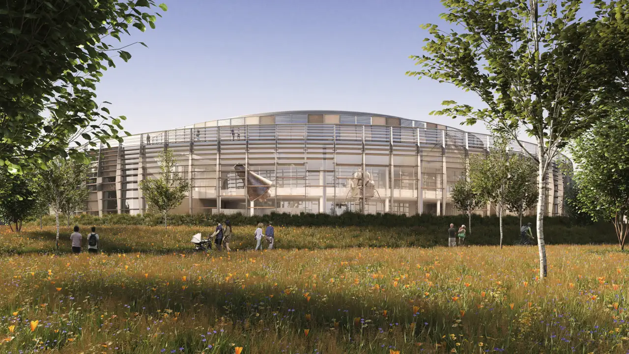 Proposed view of the landscapes at Marlow Film Studios