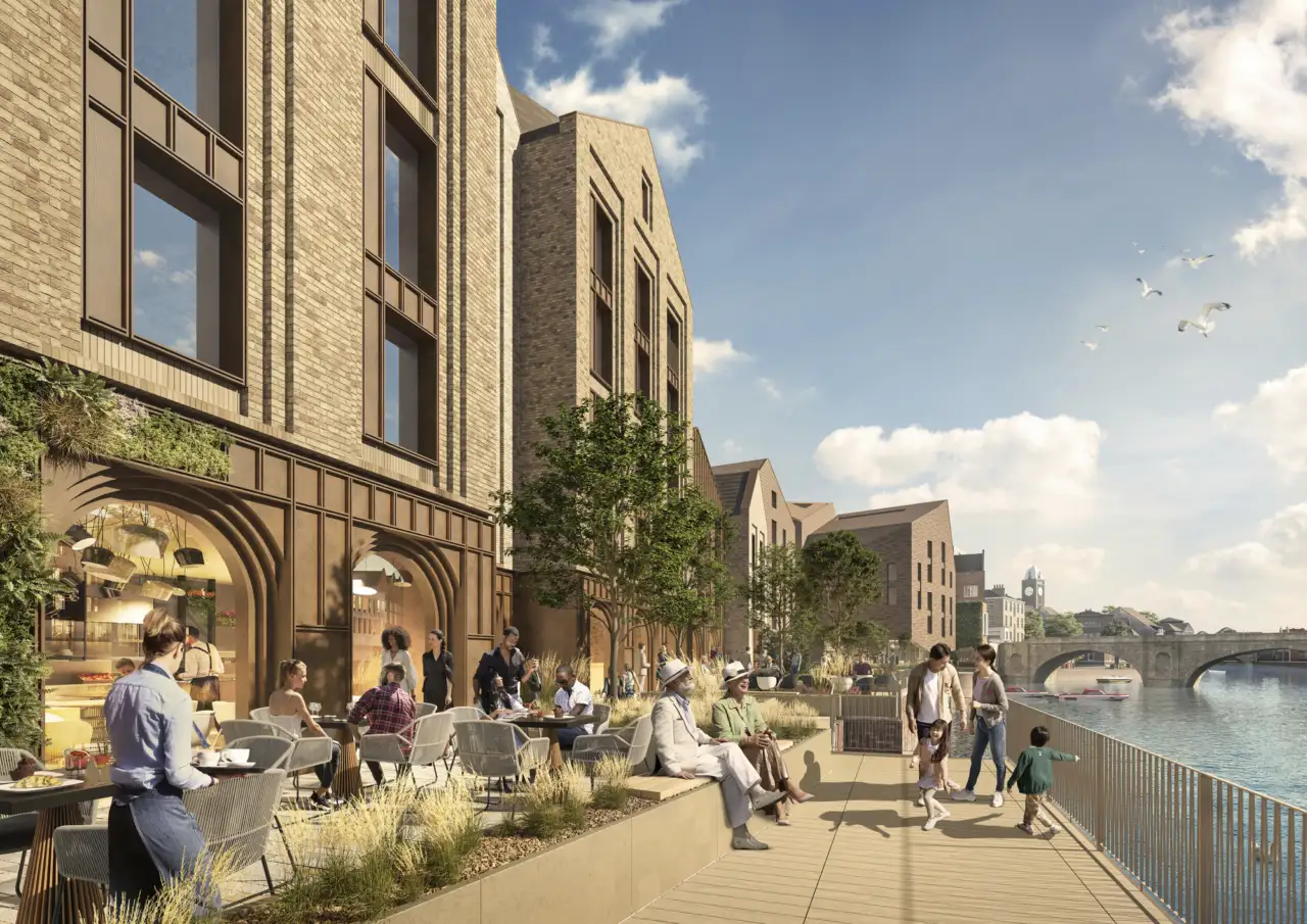 Illustrative view of Coney Street Riverside in York