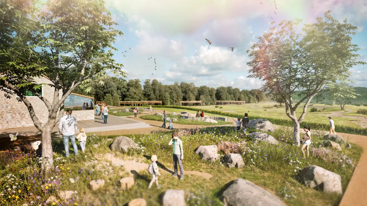 Visual of the new Wild Rutland visitor attraction