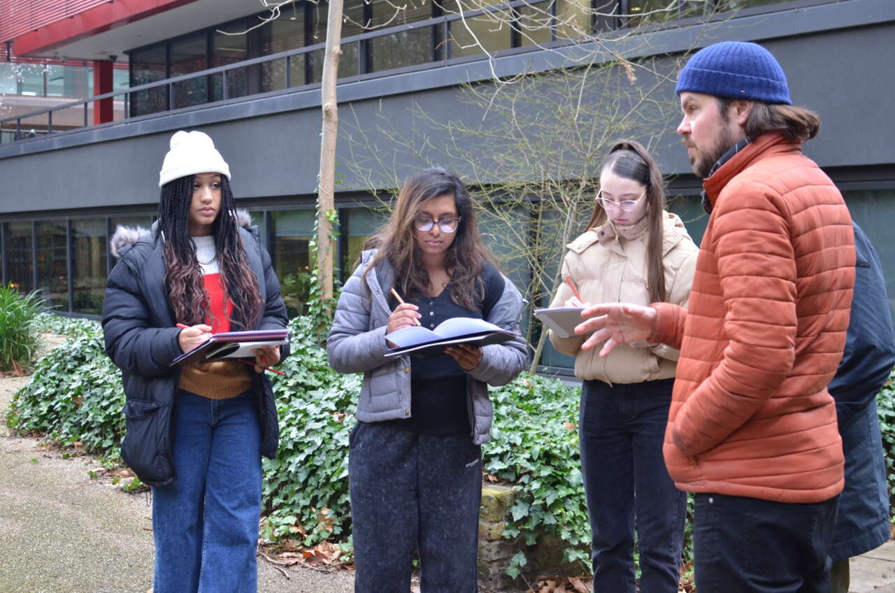 Gillespies undertake first session with students from the Open City's Accelerate programme