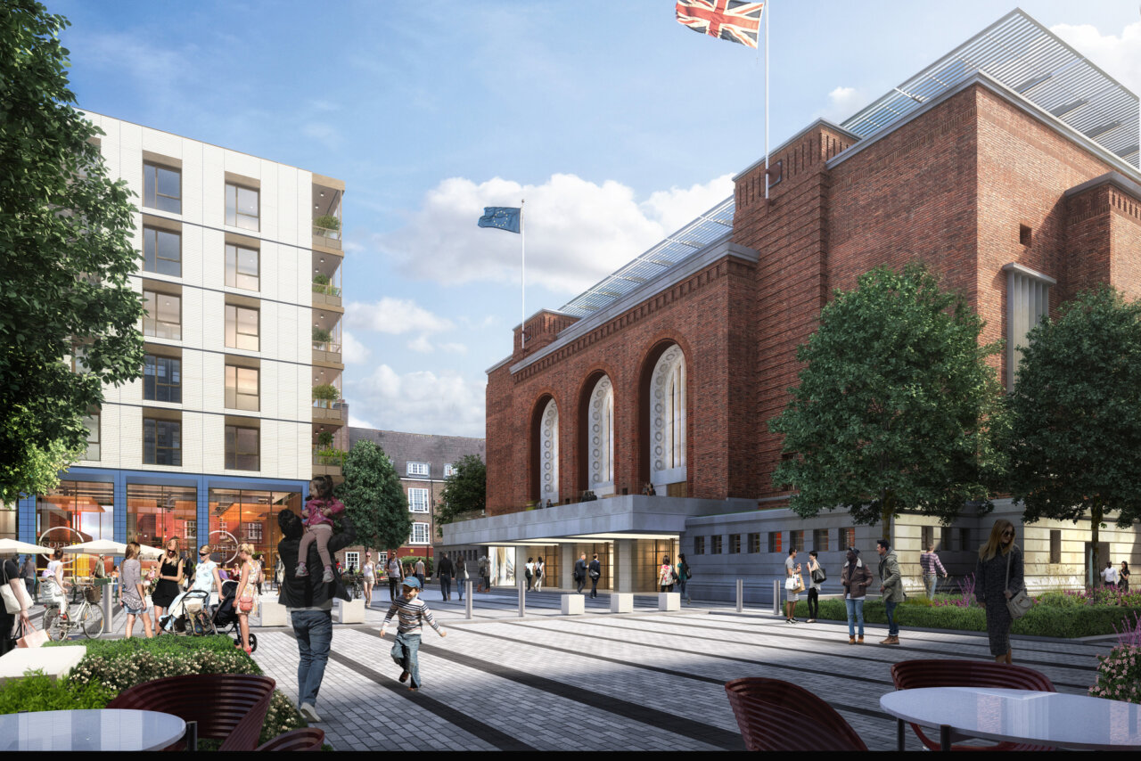 West King Street and Hammersmith Town Hall