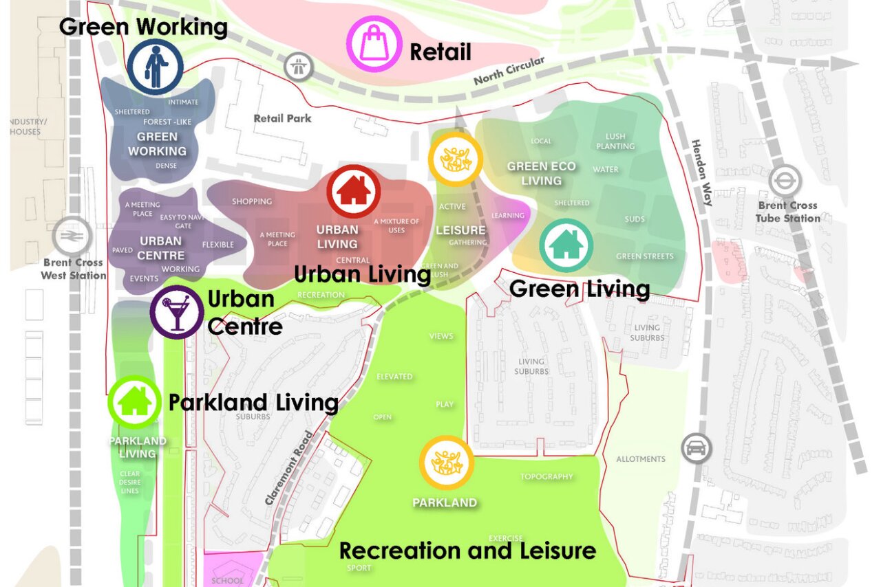 Brent Cross Town masterplan and design guide - Projects - Gillespies