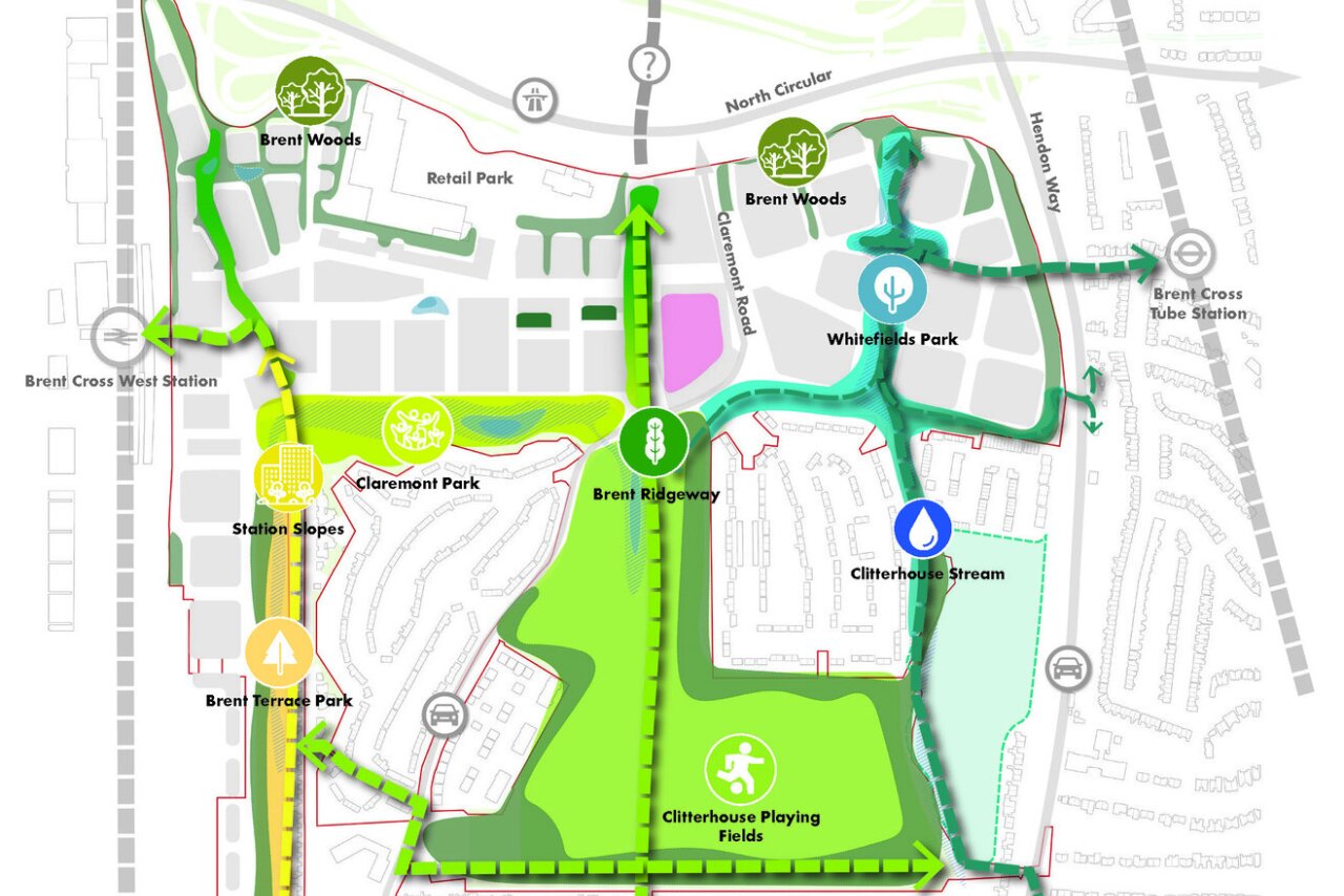 Brent Cross Town masterplan and design guide