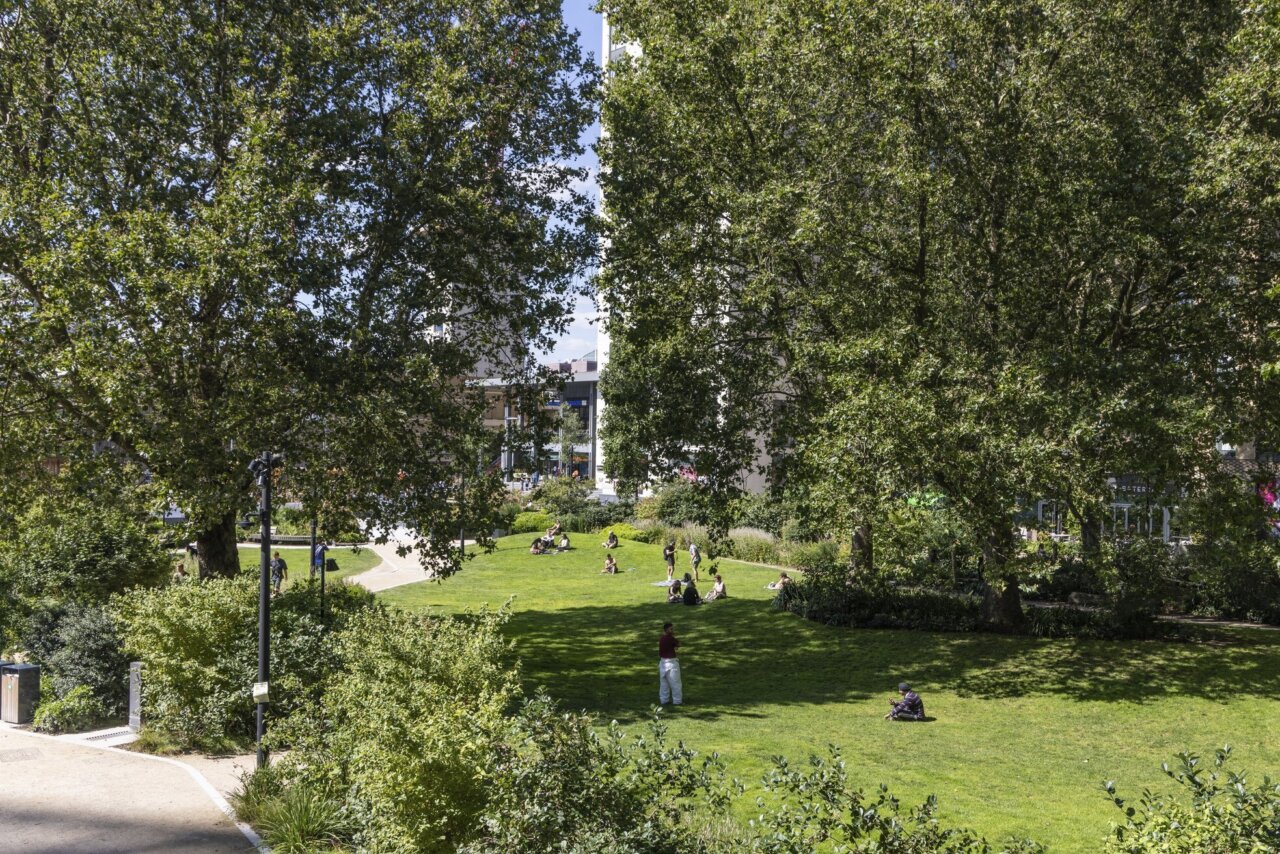 The Park within Elephant Park