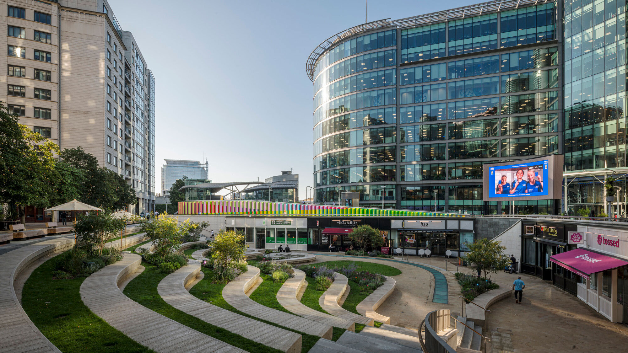 The Reimagined Paddington Central Amphitheatre