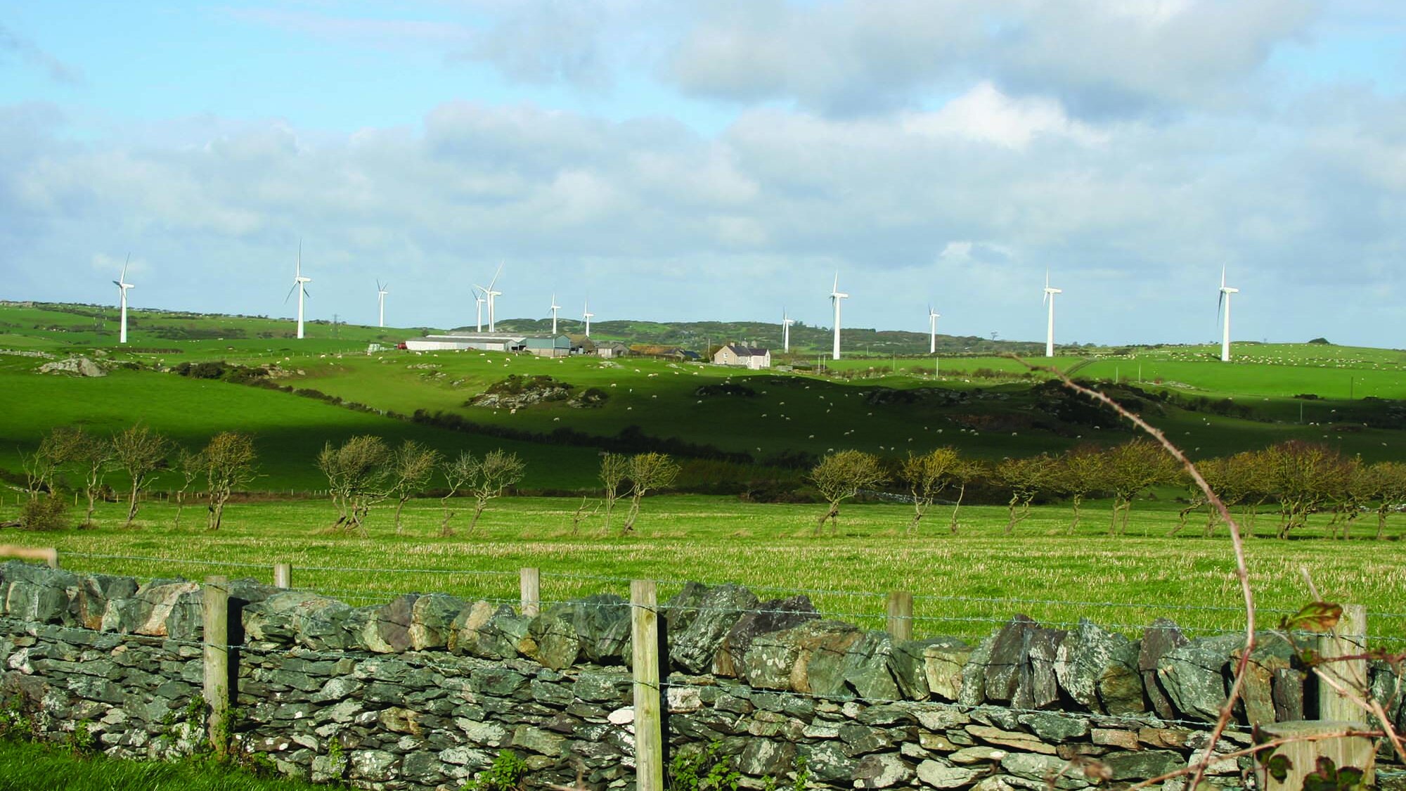 View of the existing landscapes at Isle of Anglesey