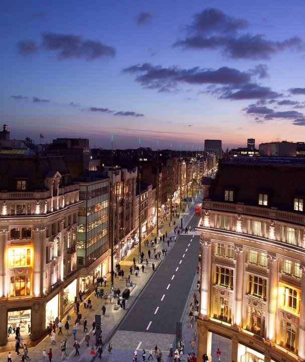 Oxford Street, Regent Street and Bond Street ( ORB )