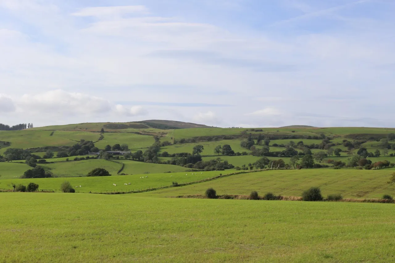 Existing view of the hills in Wales