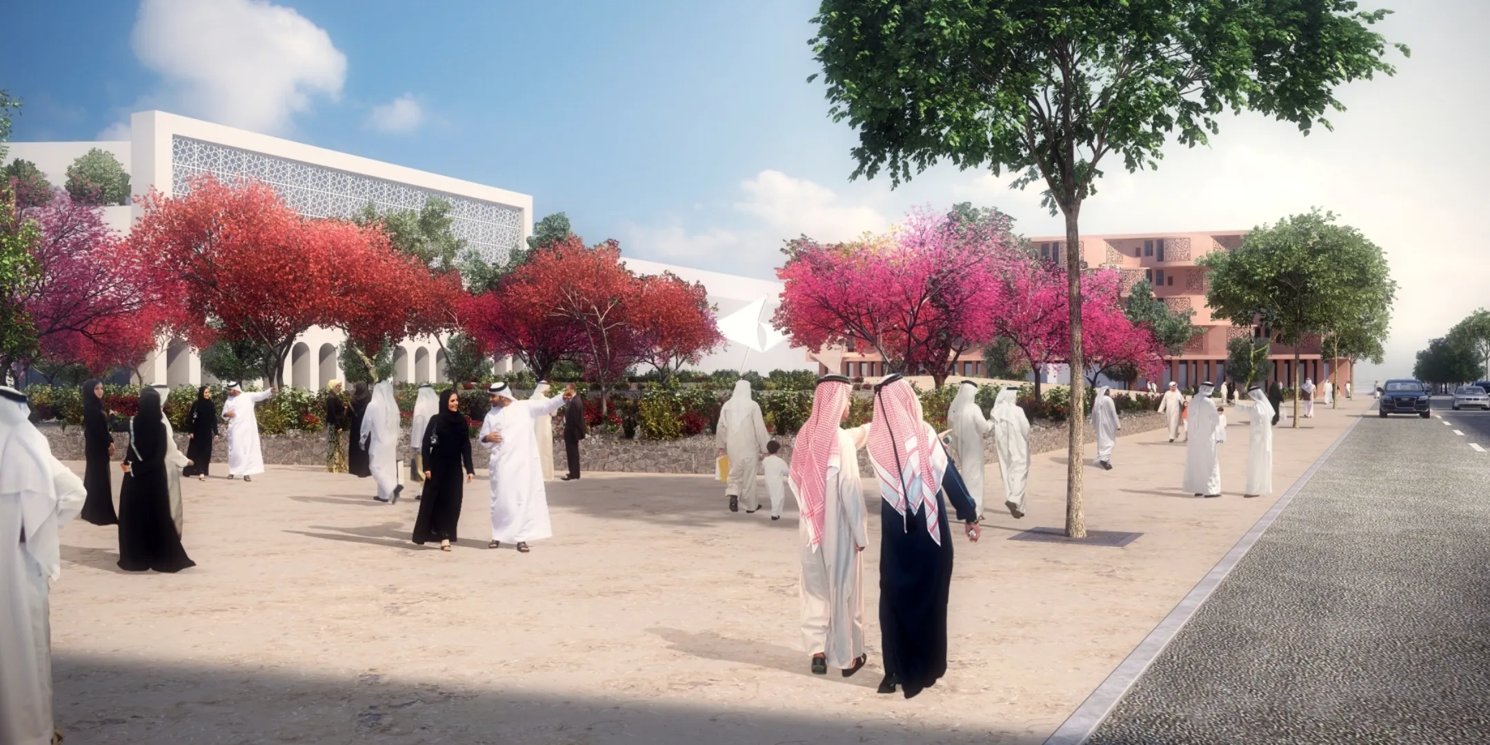 Proposed view of the Madinah Central Area streetscapes
