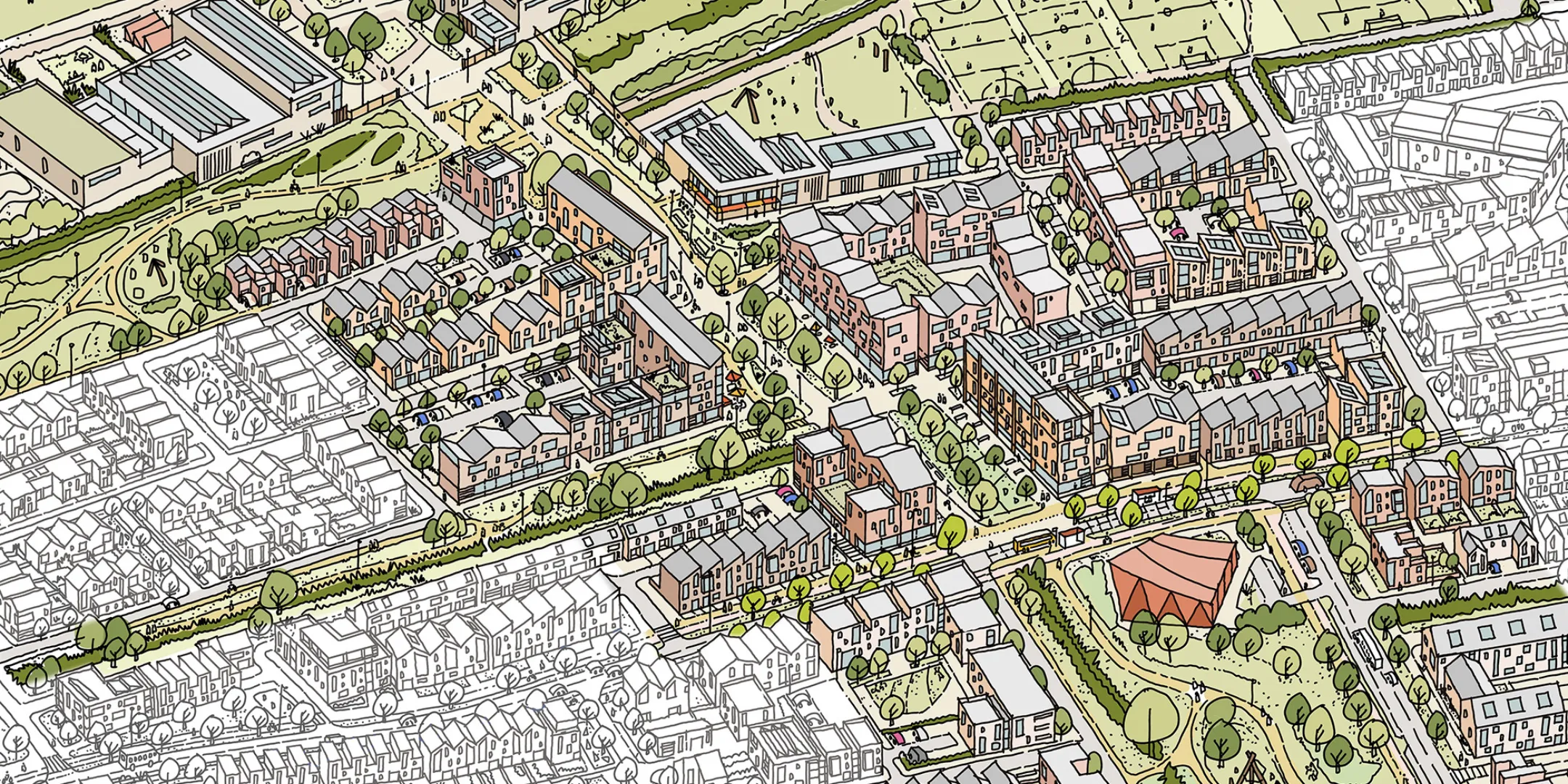 Sketch of the Northern Centre at East Hemel