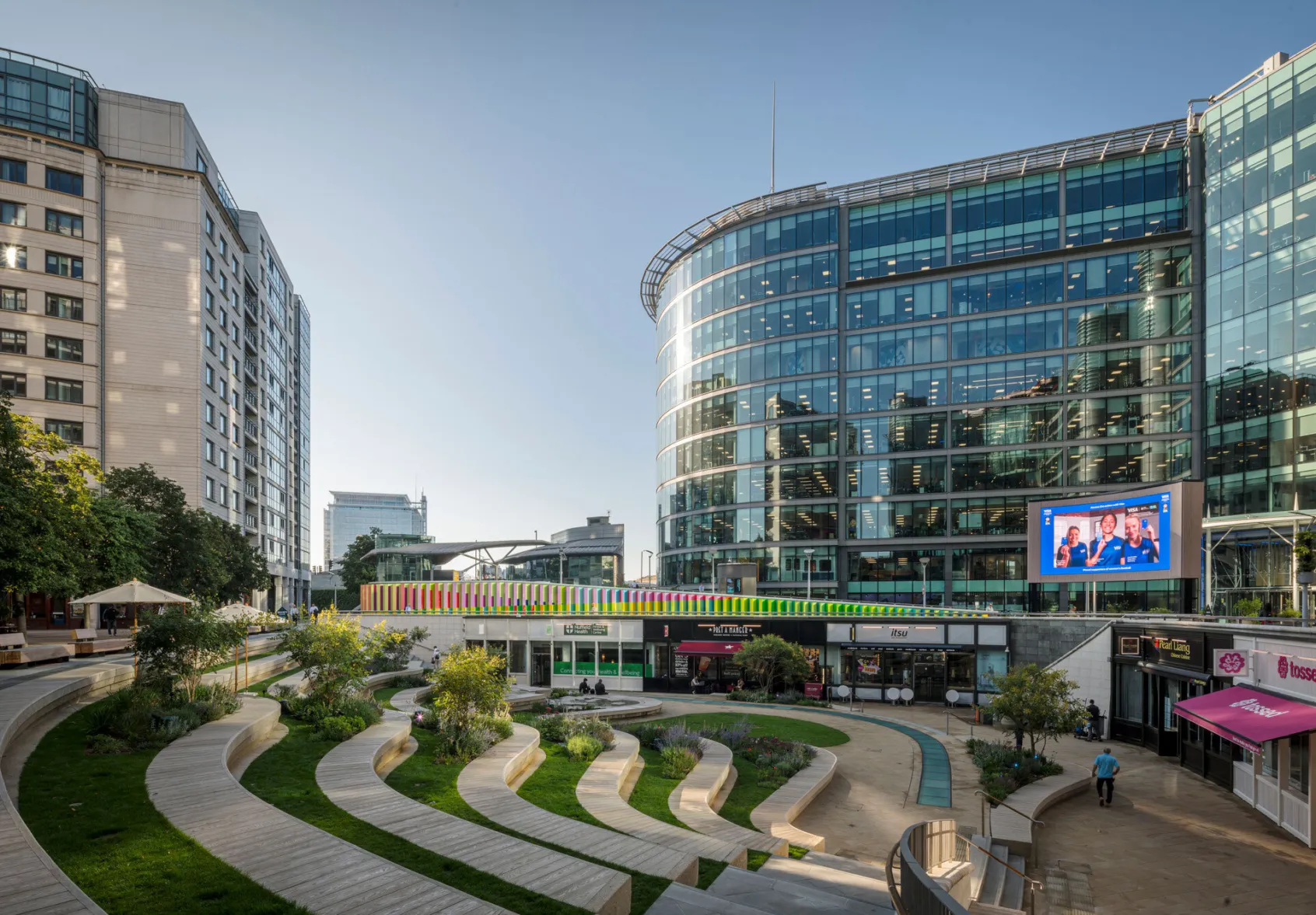 The Reimagined Paddington Central Amphitheatre