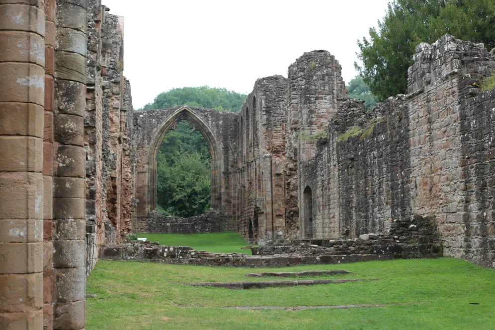 Existing views of an archaeological ruin in Telford and Wrekin