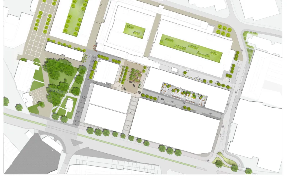 Landscape Masterplan of Officers House site