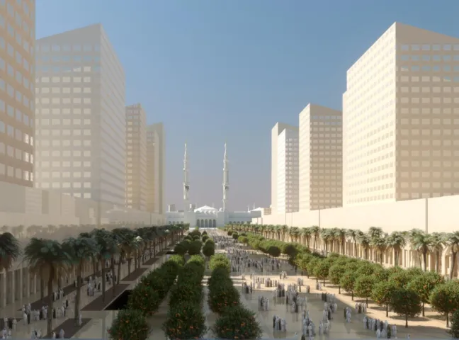 Illustrative view of the proposed Madinah Central Area